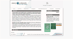 Desktop Screenshot of imeryurdaneta.com